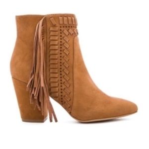 Rebecca Minkoff Ilan Suede Fringe Booties